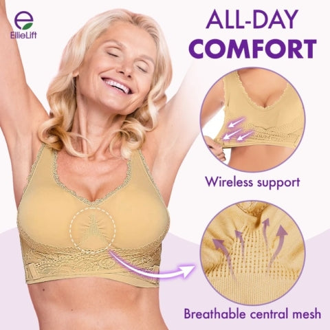 👙🔥 3 sztuki za 1 cenę! Komfortowy biustonosz z koronką – bez ucisku i wygoda cały dzień 💕