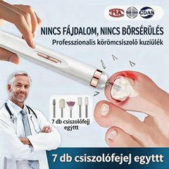 🦶🦶 Elektromos körömreszelő gombagombára, egy kis elektromos körömreszelő.