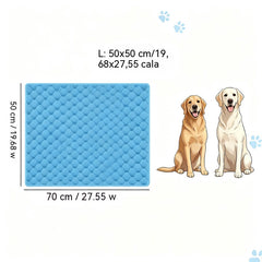 🧊🐶 Mata chłodząca dla psów i kotów 50×70 cm – ulga w upalne dni! ❄️🐱