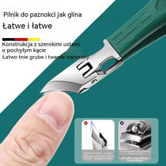 🎁 Kup 1, drugi dostaniesz GRATIS 🔥 Obcinacze do paznokci 3 szt. z osłoną na odpryski i ostrzem pod kątem 25°