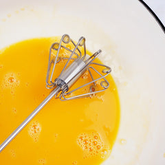 🍳✨119 zł — Kup 1, drugi GRATIS! 🥚 Półautomatyczna trzepaczka do jajek ze stali nierdzewnej