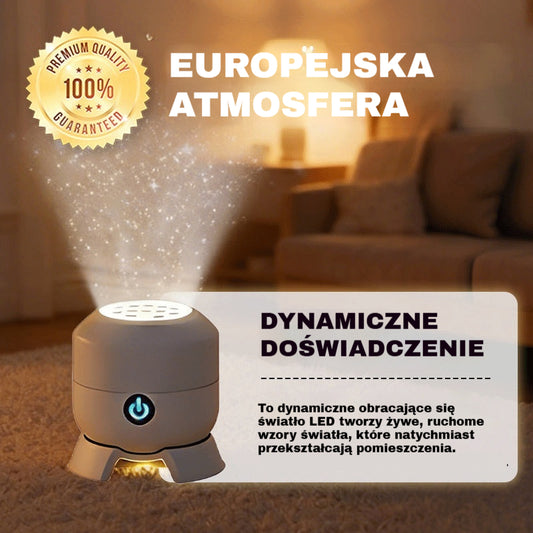 💖🌙 Tylko dziś -50%! ✨ Dynamiczna obrotowa lampa LED z projekcją 🌌☁️ Stwórz magiczną atmosferę w domu 🔥