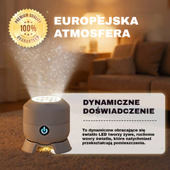 💖🌙 Tylko dziś -50%! ✨ Dynamiczna obrotowa lampa LED z projekcją 🌌☁️ Stwórz magiczną atmosferę w domu 🔥