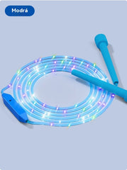 🌟✨ LED-es világítású ugrókötél – 3 állítható üzemmóddal és ütésálló kialakítással a hosszan tartó szórakozásért! 💡🏃‍♀️ Tökéletes szabadtéri tevékenységekhez, fenntartható újratölthető akkumulátorral. 🌿