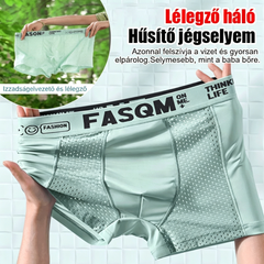 ⏰⏰【6 db】Férfi jégselyem lélegző hálós boxer alsónadrág