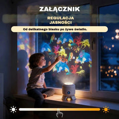 💖🌙 Tylko dziś -50%! ✨ Dynamiczna obrotowa lampa LED z projekcją 🌌☁️ Stwórz magiczną atmosferę w domu 🔥