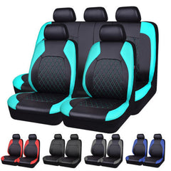 🚗🚗🤩 Uniwersalny zestaw pokrowców na fotele samochodowe z miękkiej skóry z oddychającą siateczką ✨ Szybka wysyłka, ograniczona oferta, dostępny zapas – Nie przegap