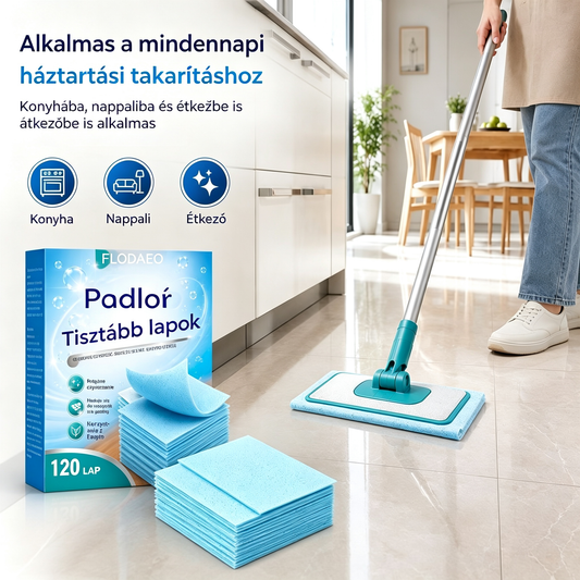 🔥【2 doboz/240 darab】✨ Vízben oldódó padlótisztító kendők: Tisztítsa meg és fényesítse az összes padlóját. 🧹💧