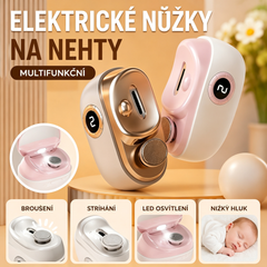 🔥Multifunkční elektrický pilník na nehty, elektrické kleštičky na nehty s ochranou proti skřípnutí