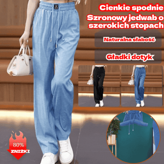 👖❤️🔥【50% Promocji】【40-100 kg】2026 nowe wysokiej jakości miękkie, swobodne spodnie z drapowaniem
