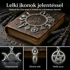 Női vintage charmos karkötő misztikus hangulattal – Mennyei, gótikus és bohém ékszerek 🔮✨