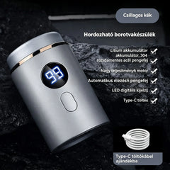 🔥Legnagyobb ajánlat: 50% KEDVEZMÉNY🔥Erőteljes mini elektromos borotva férfiaknak digitális kijelzővel