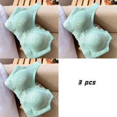 👙 Zestaw 3 szt. Biustonoszy Koronkowych XXL – Komfort Bez Ucisku i Idealne Dopasowanie Każdego Dnia ✨