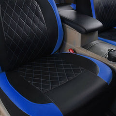 🚗🚗🤩 Uniwersalny zestaw pokrowców na fotele samochodowe z miękkiej skóry z oddychającą siateczką ✨ Szybka wysyłka, ograniczona oferta, dostępny zapas – Nie przegap