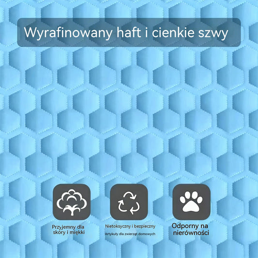 🧊🐶 Mata chłodząca dla psów i kotów 50×70 cm – ulga w upalne dni! ❄️🐱